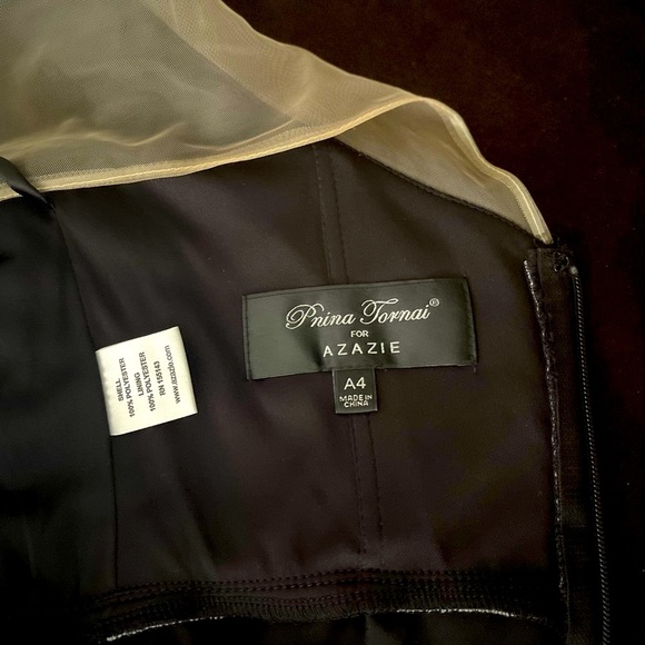 Pnina Tornai for Azazie Featherlight Mesh Gown - Picture 9 of 11